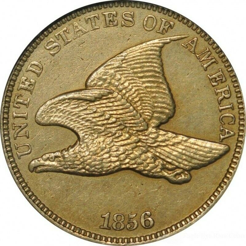 1856 Flying Eagle Cent Proof Graded PCGS PR35