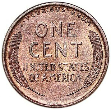Lincoln Wheat Penny Cent Front